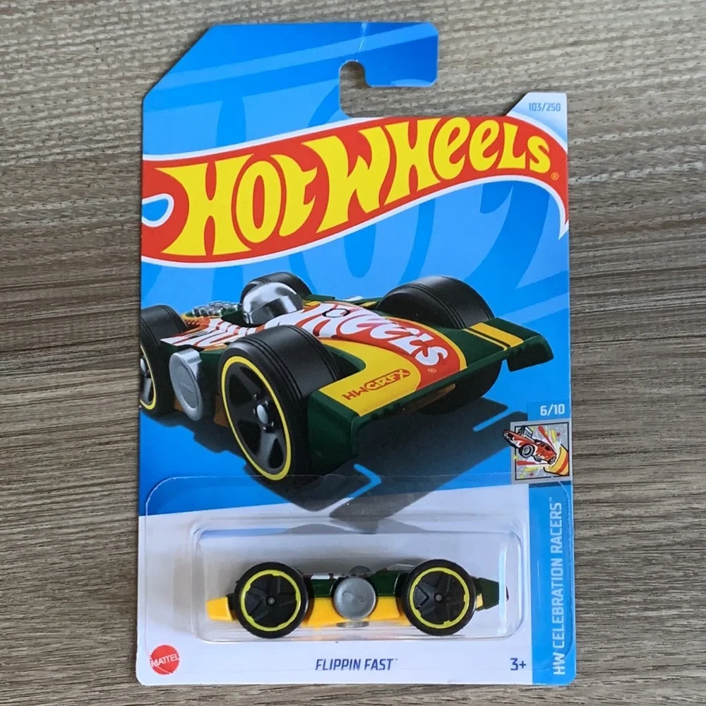 Hot Wheels Flippin Fast HW Fidget Spinner Racer Hotwheels Car New 2024 Asan